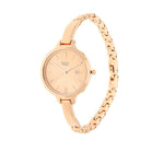 Titan Raga Viva Rose Gold Dial Women Watch With Metal Strap
