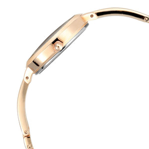 Titan Quartz Analog with Date Blue Dial Metal Strap Watch for Women