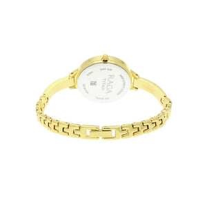 Titan Raga Viva Champagne Dial Analog Strap watch for Women