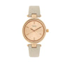 Titan Raga Viva Rose Gold Dial Women Watch With Leather Strap