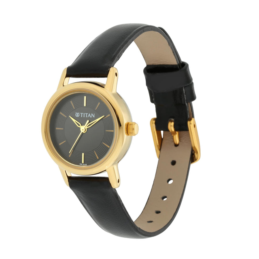 Black Dial Analog Watch 2593YL03