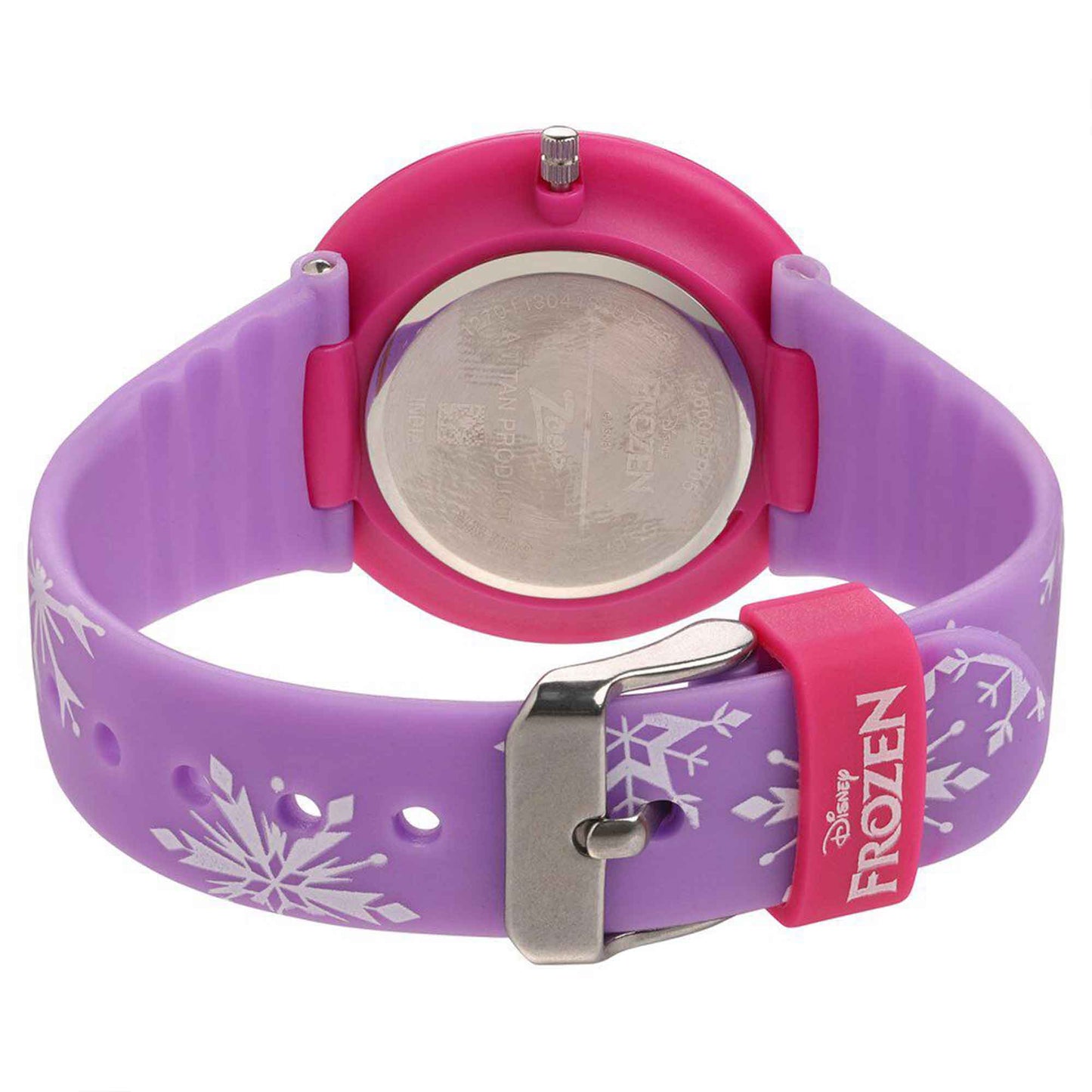 Zoop Disney Frozen Analog Watch with Blue Dial & Multicoloured Strap for Girls Kids, from House of Titan