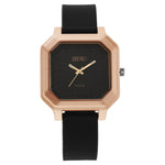 Zoop Fashion Quartz Analog Black Dial Silicone Strap Watch for Unisex