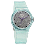 Zoop by Titan Glitter Quartz Alog Grey Dial Polyurethane Strap Watch for Kids