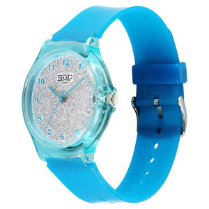 Zoop by Titan Glitter Quartz Analog Grey Dial Polyurethane Strap Watch for Kids 26030PP05