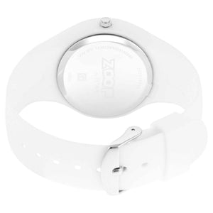 Zoop By Titan Pop Integrated Quartz Analog White Dial Silicone Strap Watch for Kids 26031PP02