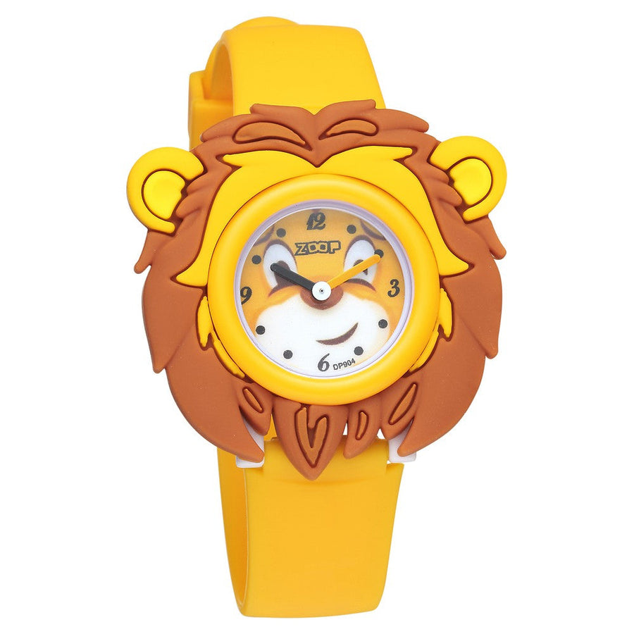 Zoop Doraemon friends from Nature Quartz Analog Yellow Dial Polyurethane Strap Watch for Men