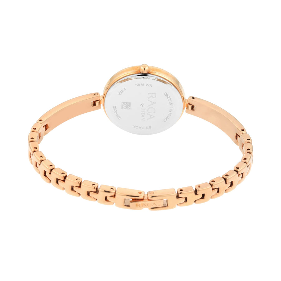 Titan Raga Viva Bicolour Dial Women Watch With Metal Strap