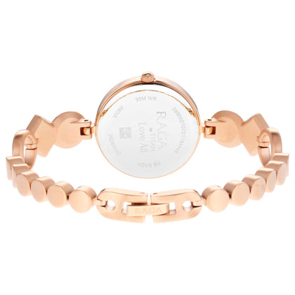 Titan Love All Pink Dial Analog Metal Strap Watch for Women