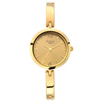 Titan Raga Viva Golden Dial Analog Metal Strap Watch for Women