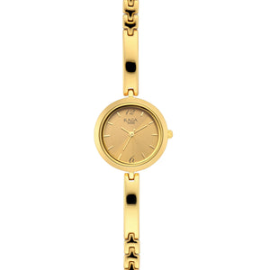 Titan Raga Viva Golden Dial Analog Metal Strap Watch for Women