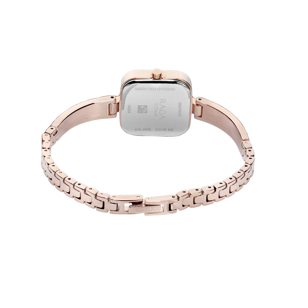 Titan Raga Viva Rose Gold Dial Analog Watch for Women 2607WM01
