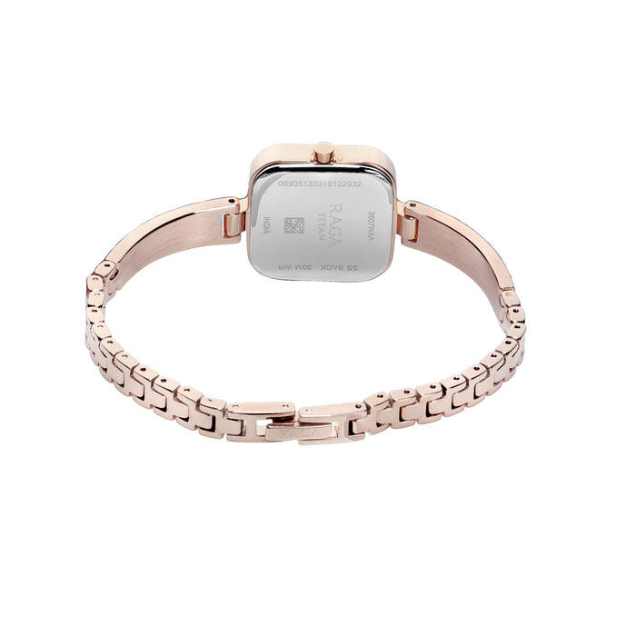 Titan Raga Viva Rose Gold Dial Analog Watch for Women 2607WM01