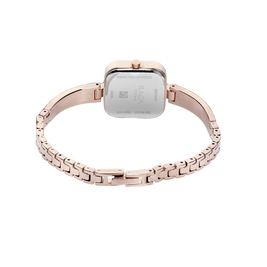 Titan Raga Viva Rose Gold Dial Analog Watch for Women 2607WM01