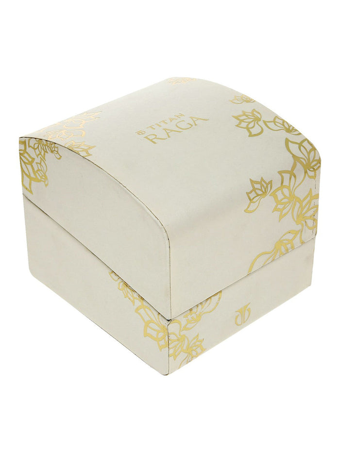 Titan Raga Viva Black Dial Analog Metal Strap Watch for Women