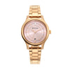 Titan Quartz Analog with Date Rose Gold Dial Metal Strap Watch for Women