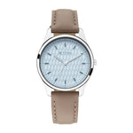 Titan Workwear Blue Dial Women Watch With Leather Strap