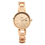 Titan Raga Viva Rose Gold Dial Quartz Metal Strap Watch for Women