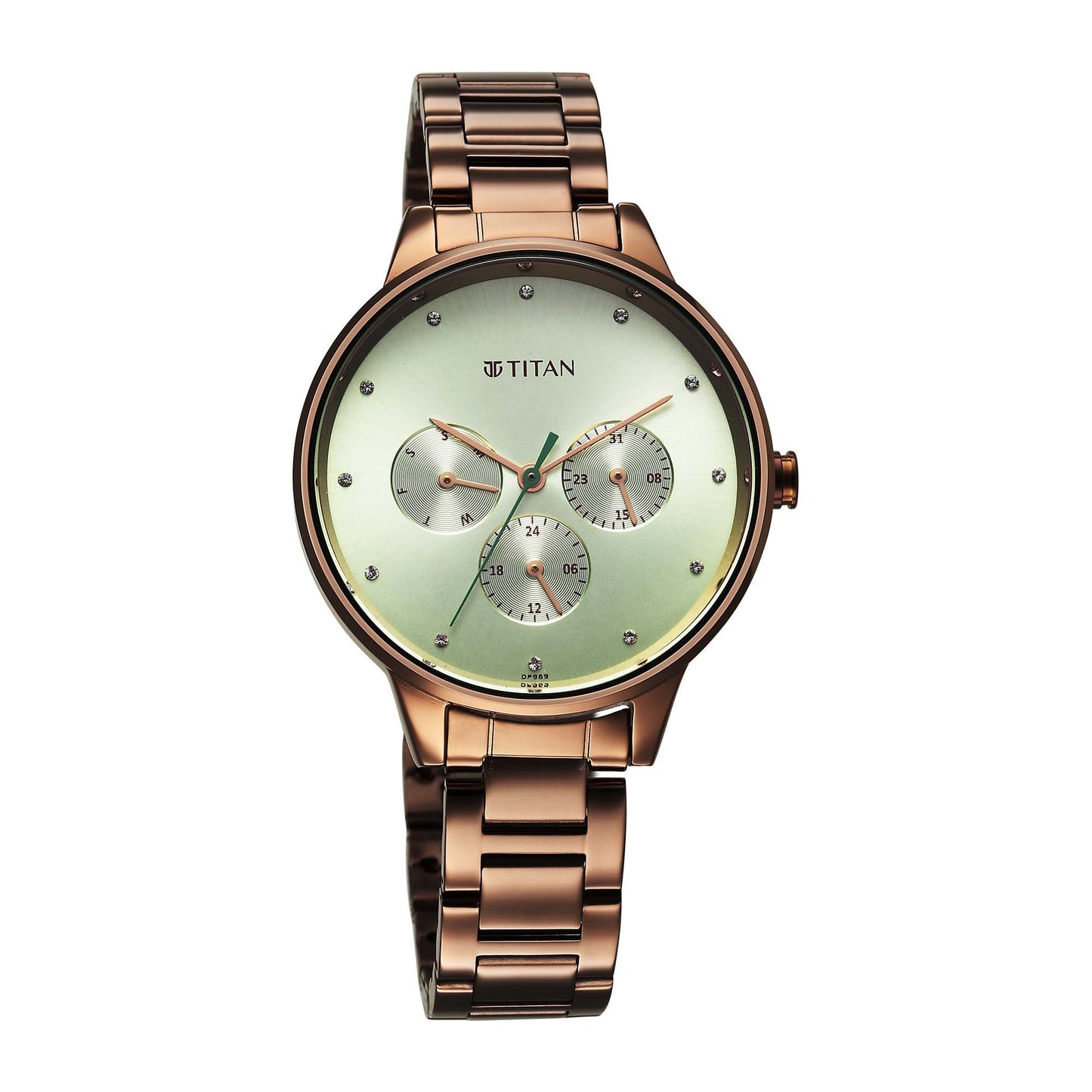 Titan Titan Razzle Dazzle Phase 1 Case Material Stainless Steel ShapeRound Women Watch (2648QM03)
