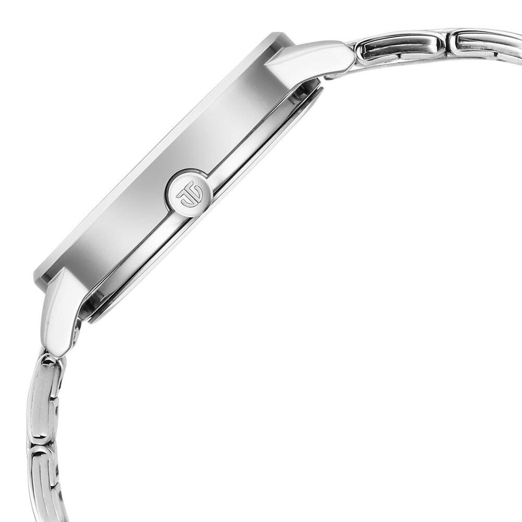 Titan Razzle Dazzle Quartz Alog Mauve Dial Stainless Steel Strap Watch For Women (2648SM12)