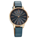 Titan Neo Quartz Analog Blue Dial Leather Strap Watch For Women(2648WL08)