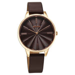Titan Neo Quartz Analog Maroon Dial Leather Strap Watch For Women(2648WL09)