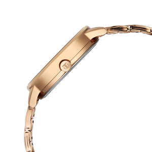 Titan Razzle Dazzle Quartz Analog with Day and Date Green Dial Rose Gold Stainless Steel Strap Watch For Women