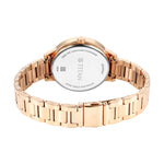 Titan Razzle Dazzle Quartz Analog with Day and Date Green Dial Rose Gold Stainless Steel Strap Watch For Women