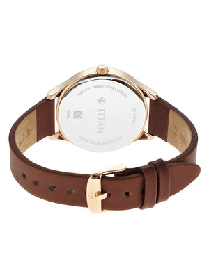 Workwear Silver Dial Brown Stainless Steel Strap Watch 2649WL01