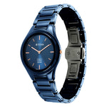 Titan Edge Ceramic Blue Dial Analog Ceramic Strap watch for Women