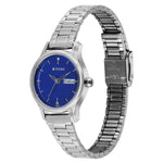 Titan Karishma Blue Dial Silver Stainless Steel Strap Analog Watch For Women