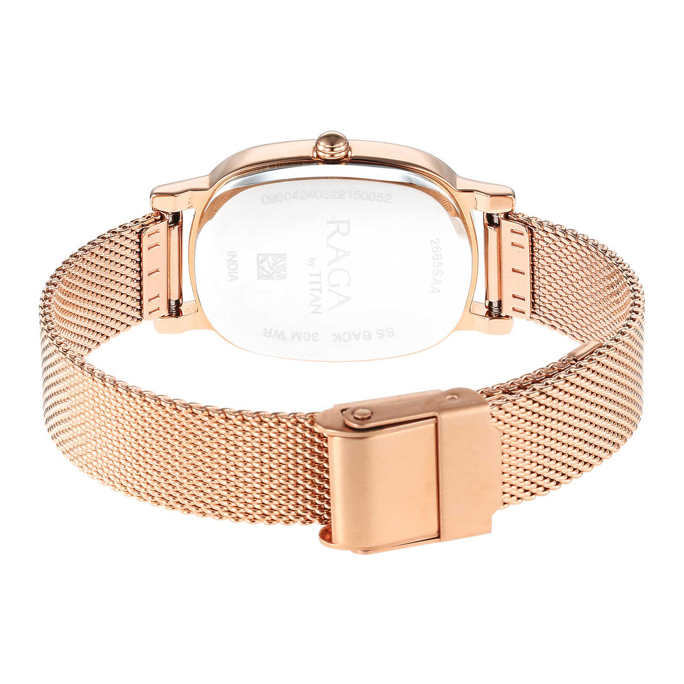 Titan Raga Viva Brown Dial Analog Stainless Steel Strap Watch for Women