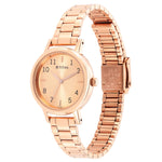 Titan Karishma Rose Gold Dial Analog Stainless Steel Strap Watch for Women