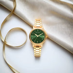 Titan Karishma Green Dial Analog Stainless Steel Strap watch for Women