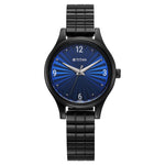 Titan Karishma Quartz Analog Blue Dial Black Stainless Steel Strap Watch For Women(2679NM02)
