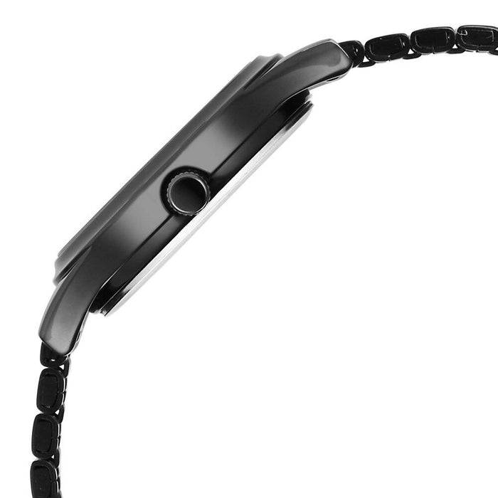 Titan Karishma Quartz Analog Blue Dial Black Stainless Steel Strap Watch For Women(2679NM02)