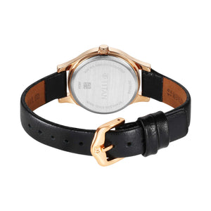 Titan Karishma Quartz Analog Blue Leather Strap for Women