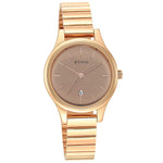 Women Karishma Brown Dial Metal Strap Watch