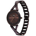 Titan Raga Chic Quartz Analog Brown Dial Metal Strap Watch for Women