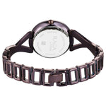 Titan Raga Chic Quartz Analog Brown Dial Metal Strap Watch for Women