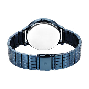 Titan Purple Secluded Strap Material Metal Dial Colour Dark Blue 2711QM01