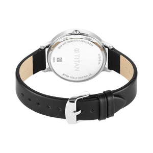 Titan NEO 9 RETRO Ladies Strap Material Leather Dial Colour Dark Blue 2732SL01