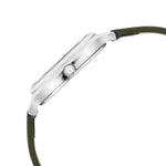 Titan Workwear Quartz Analog Beige Dial Blue Leather Strap Watch For Women