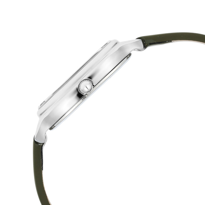 Titan Workwear Quartz Analog Beige Dial Blue Leather Strap Watch For Women