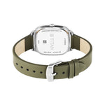 Titan Workwear Quartz Analog Beige Dial Blue Leather Strap Watch For Women