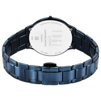 Titan Edge Mother Of Pearl Dial Blue Stainless Steel Strap Analog Watch for Women