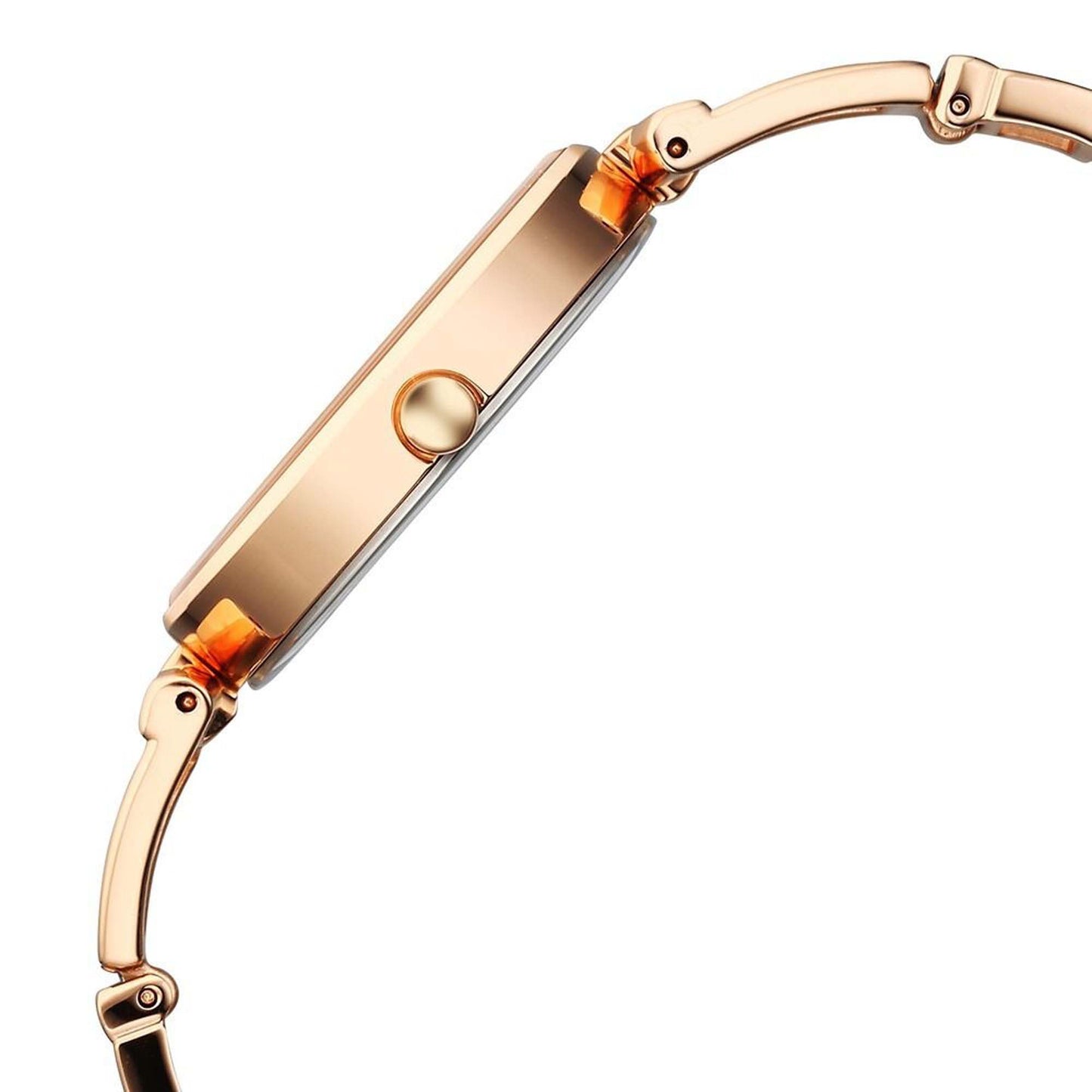 Titan Raga Ascend Quartz Alog Rose Gold Dial With Rose Gold Color Metal Strap Watch For Women