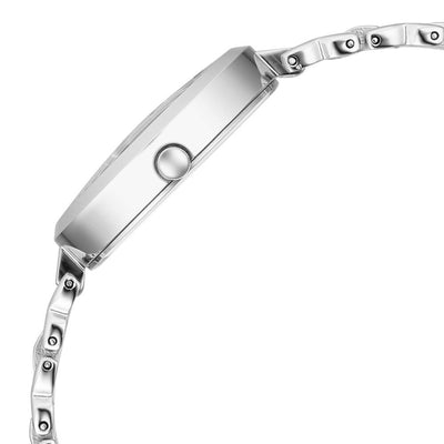 Titan Raga Memoirs Quartz Analog Silver Dial With Silver Color Metal Strap Watch For Women