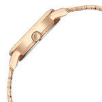 Titan Karishma Quartz Analog Silver Dial Rose Gold Stainless Steel Strap Watch For Women(2760WM01)