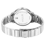 Titan Neo Multifunction Pink Dial Silver Color Stainless Steel Strap Watch For Women(2761SM02)